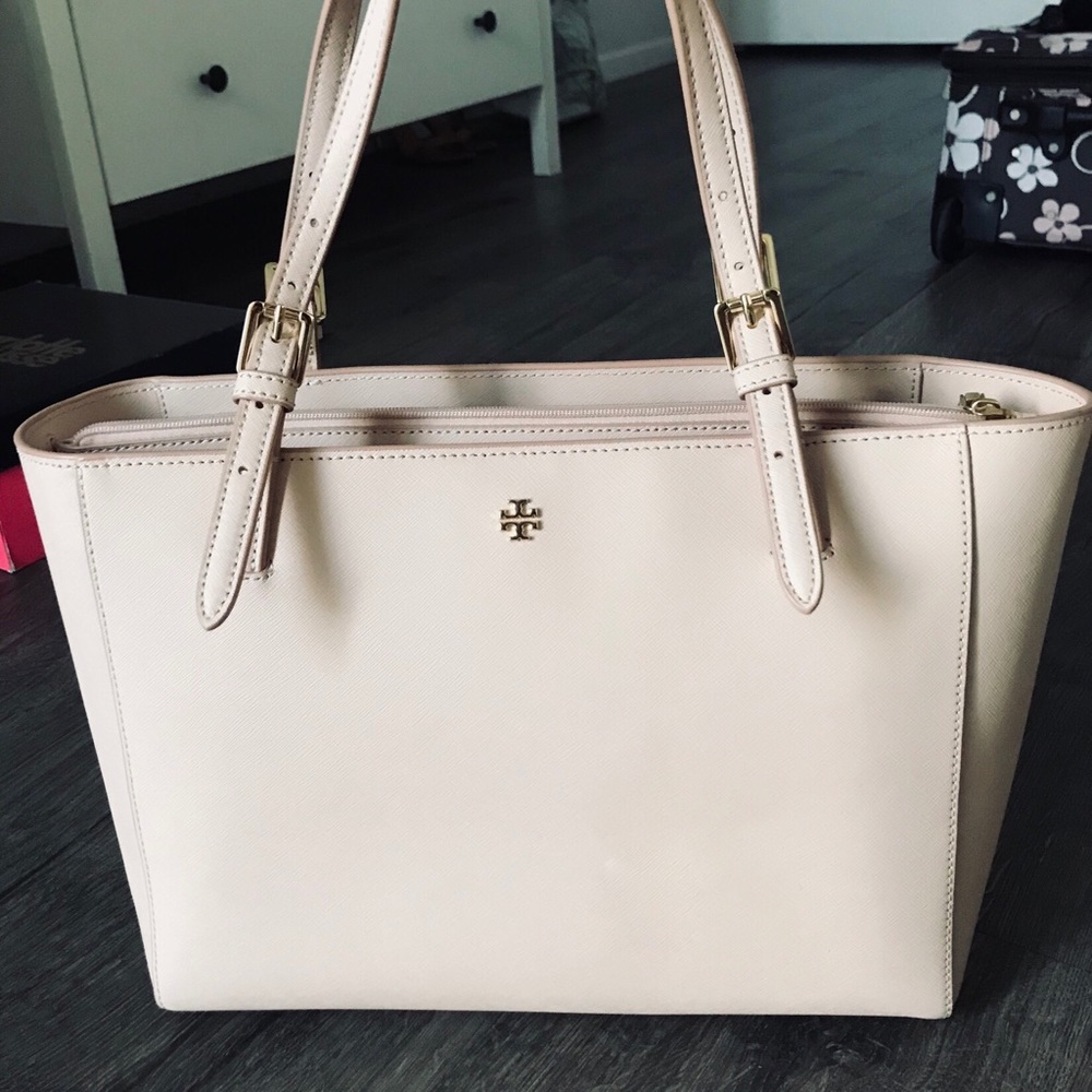 Tory Burch Small York Tote in Light Oak